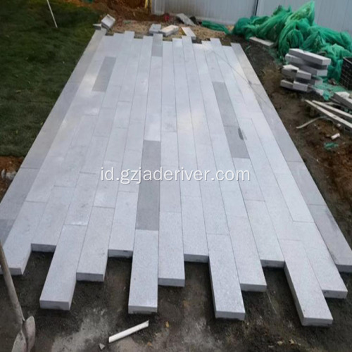 Ukuran Disesuaikan White Fired Granite Tile untuk Lantai